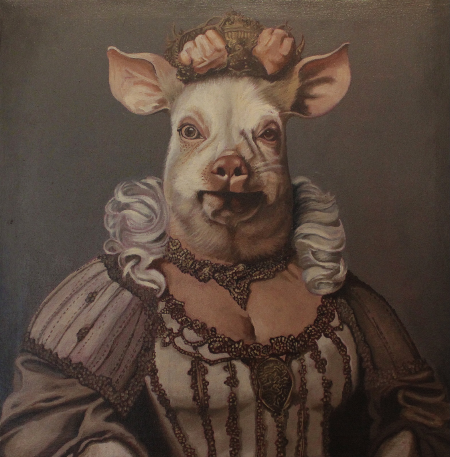 Infanta Adusta de la serie Realeza Porcina