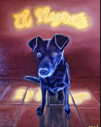 El negrito, de la serie Perritos